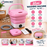 Mini Washing Machine - 2 in 1 Portable Washing Machine with Dryer