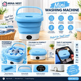 Mini Washing Machine - 2 in 1 Portable Washing Machine with Dryer
